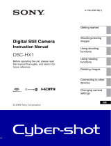 Sony DSC-HX1 User manual