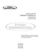 Haier LE55K5000A Owner's manual