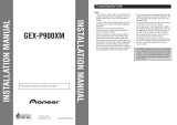 Pioneer GEX-P900XM User manual