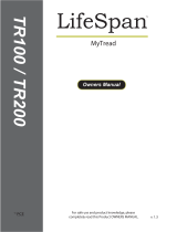 LifeSpan MyTread TR200 Owner's manual