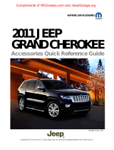 Jeep 2011 Grand Cherokee Accessories Quick Reference Manual