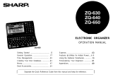 Sharp ZQ-640 User manual
