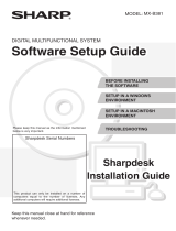 Sharp MX-B381 Operating instructions