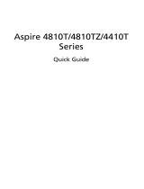 Acer Aspire 4810T Owner's manual