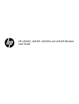 HP (Hewlett-Packard) 21 inch Flat Panel Monitor series User manual