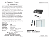 Channel Vision DVR-43GKIT1 User manual