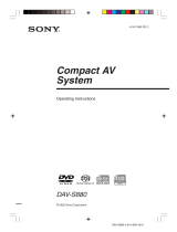 Sony DAV-S880 User manual