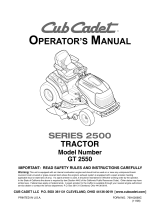 Cub Cadet GT 2544 User manual