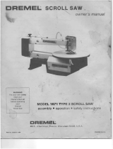 Dremel 1671 Type 2 Owner's manual