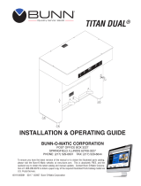 Bunn Titan® Dual DBC® 120/240V Brewer Installation guide