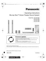 Panasonic SC-BTT500 User manual