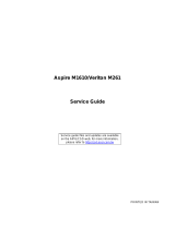 Acer Aspire M1610 User manual