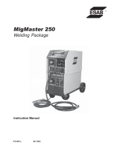 ESAB MigMaster 250 Welding Package User manual