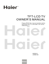 Haier LE55B1381 Owner's manual