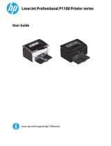 HP LaserJet Pro P1109 Printer series User guide