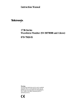 Tektronix 1730 Series User manual