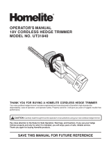 Homelite ut31840 Owner's manual
