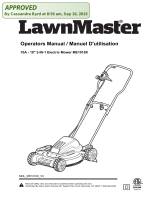 Lawnmaster ME1018X User manual
