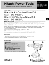 Hitachi DS 14DSFL Technical Data And Service Manual
