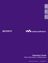 Sony NW-A1000 User manual