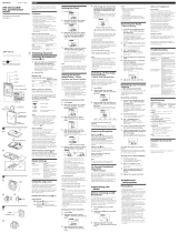 Sony SRF-T615 Operating instructions