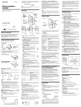 Sony M-740V User manual