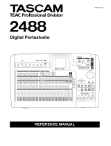 Tascam Portastudio 2488 Reference guide