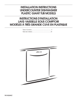 Whirlpool WDF520PADM Installation guide