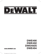 DeWalt DWE490 User manual