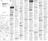 Sony ICF-CD543RM Owner's manual