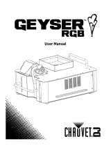 CHAUVET DJ Geyser RGB User manual