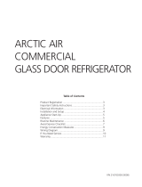 Arctic AirArtic Air Commerical Glass Door Refrigerator