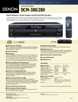 Denon DCM-380 Quick start guide