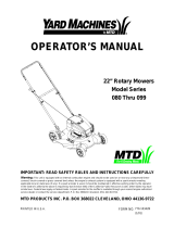 Yard-Man 099 Series User manual