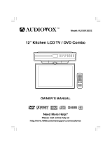 Audiovox KLV3913 - 12" 720p LCD TV/DVD Combo User manual