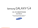 Samsung GALAXY S5 User manual