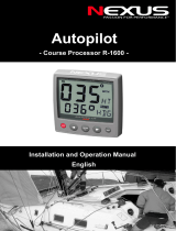 Nexus Autopilot R-1600 Operating instructions