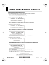 Roland SR-G01 Owner's manual