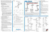 Sloan Valve 3780018 Installation guide