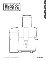 Black & Decker JE500 User manual