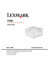 Lexmark 26H0400 - T 430 B/W Laser Printer Setup Manual