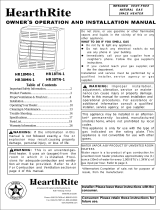 Empire HearthRite Infrared Heater (HR18, 30) Natural Owner's manual