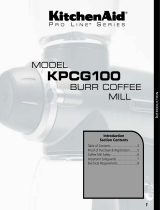 KitchenAid KPCG100OB User manual