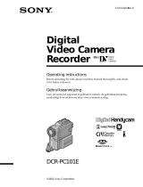 Sony DCR-PC101E User manual