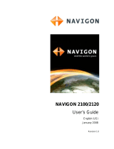 Navigon 2120 User manual
