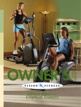 Vision Fitness X6000 Owner's manual