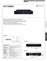 Panasonic RAMSA WP-1200B User manual