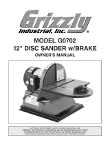 Grizzly G0702 User manual