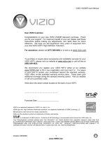 Vizio VX200E User manual