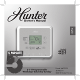 Hunter 44277 Owner's manual